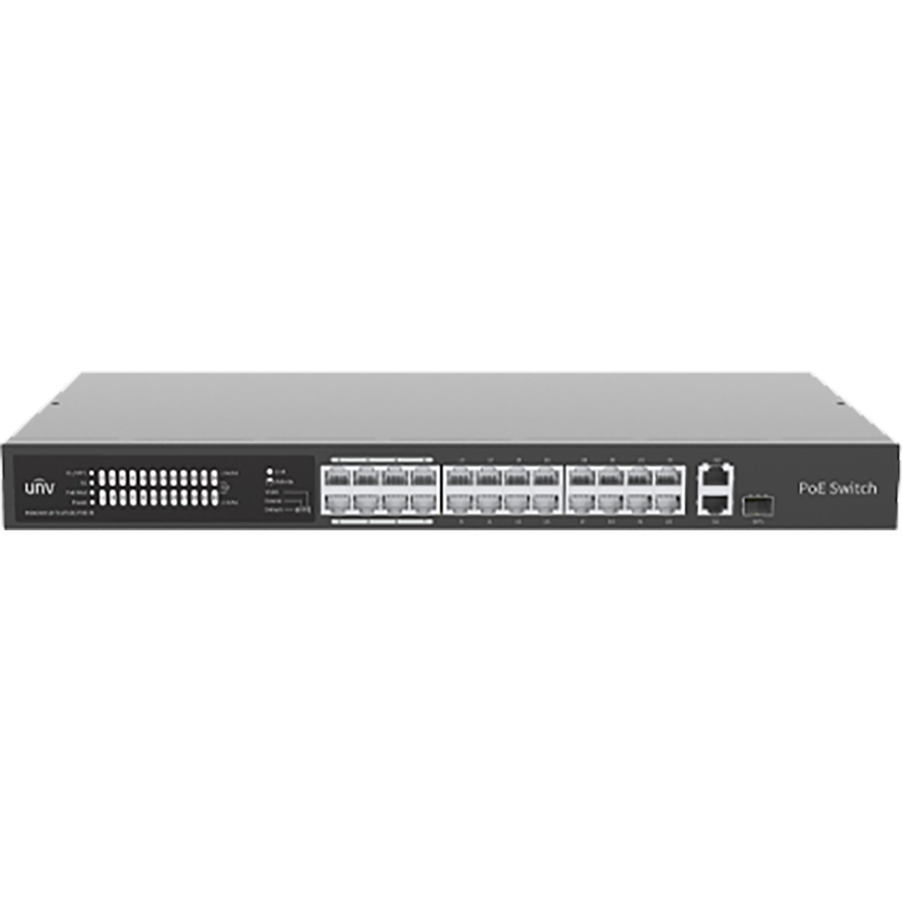 [NSW2020-24T1GT1GC-POE-IN] SWITCH POE 24 PUERTOS 100MBPS + 1UPLINK 1GBPS RJ45 +1 UPLINK 1GBPS COMBO PORTS MAX. POE POWER 370W - MAX 30 W P/PUERTO
