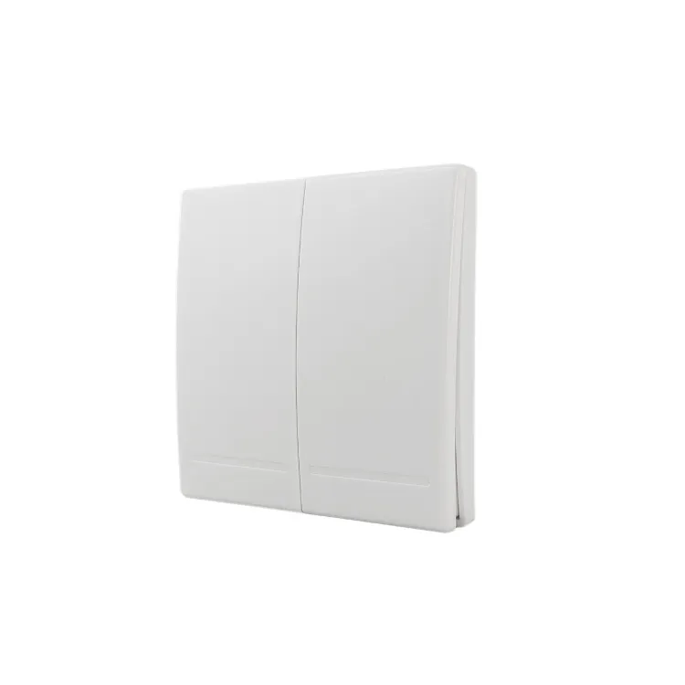 Tecla inalámbrica RF. 2 Efectos Smart House. Blanco