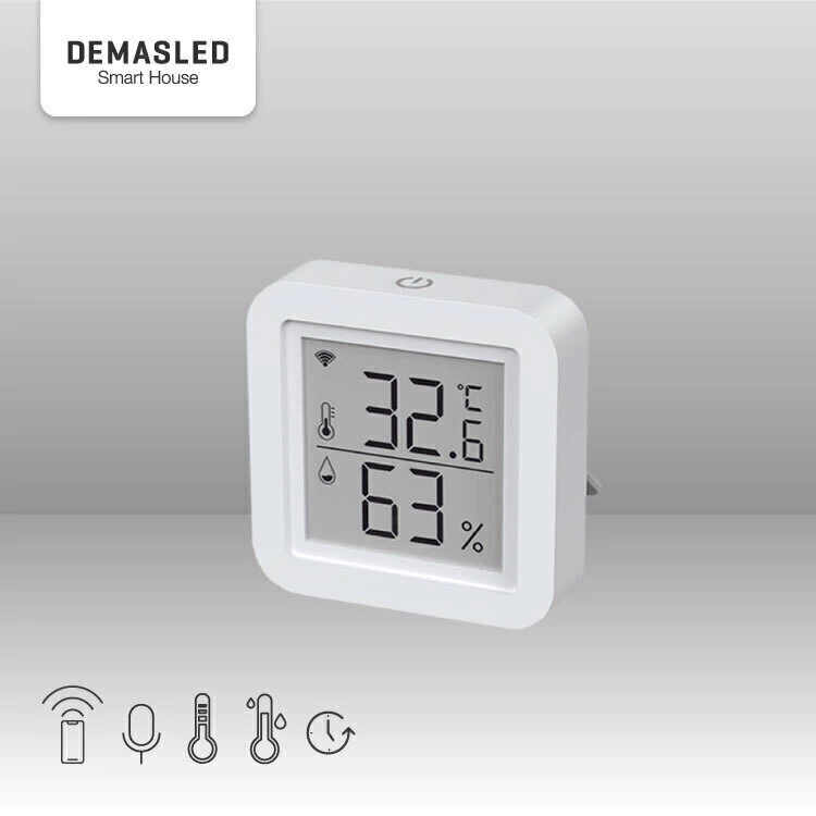 Smart WiFi e IR Termostato Temp y Hum. PRO c/ display