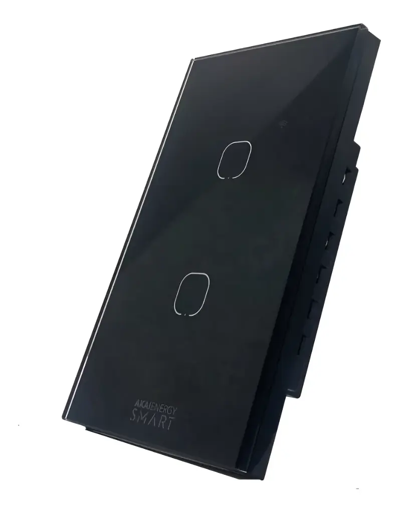 2 teclas tactil - Negro