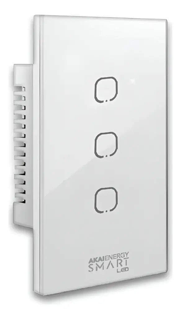 3 teclas tactil - Blanco