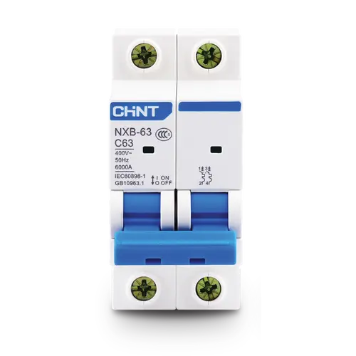 Int. Termomagnético CHINT NXB-63, In:50A, Icn:6kA, Curva C, 2-polos