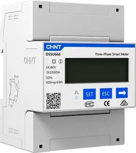 [DTSU666 3X230/400V 5(80)A 4P] MEDIDOR DE ENERGÍA - TRIFÁSICO - kWh, kVArh, kW, kVAr, Irms, Vrms, Hz, FP /Riel Din - C/DIRECTA