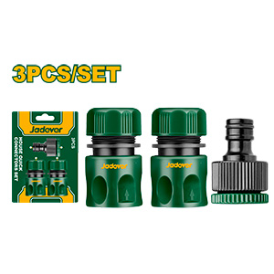 KIT CONECTORES DE MANGUERA - 1 PIEZA DE 1/2 + 1 PIEZA DE 1/2 CON TOPE DE AGUA + 1 ADAPTADOR DE GRIFO 3/4 + REDUCTOR DE 1/2 A 3/4