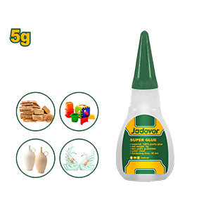 SÚPER PEGAMENTO - PESO NETO: 5G - COLOR TRANSPARENTE - TIEMPO DE SECADO: 30S - APLICACIÓN: PLÁSTICOS. CUERO. METAL. CERÁMICA Y MADERA