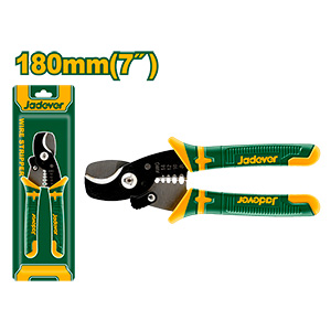 Pinza pelacables: 180mm(7 ) - Con borde para cortar alambre - 4 medidas