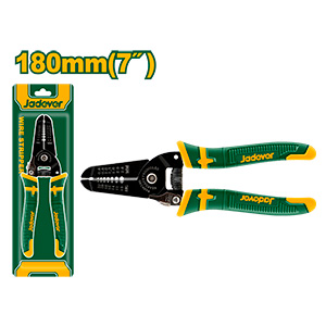 Pinza pelacables: 180mm(7 ) - Con corte para alambre - 7 medidas