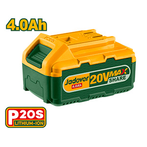 BATERÍAS DE LI-ION 4,0 AH - VOLTAJE: 20V - INDICADOR LED DE ENERGÍA DE LA BATERÍA