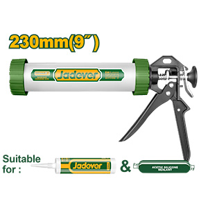 PISTOLA APLICADORA DE SILICONA SELLANTE - MANGA DE ALUMINIO INDUSTRIAL - LONGITUD 230MM (9)
