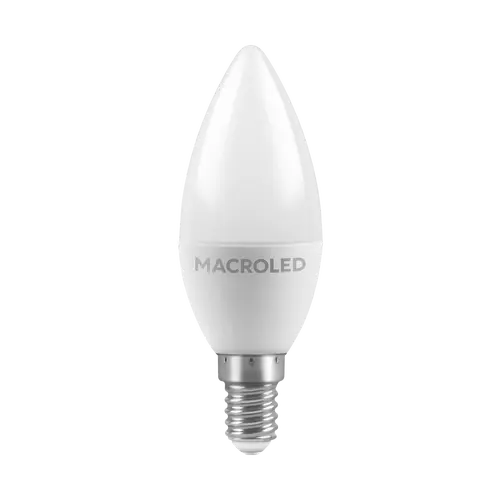 Lampara Macroled Vela C37 - 6W - E14 LF