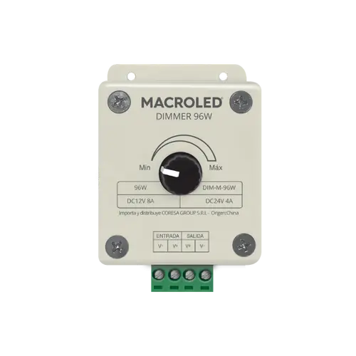 DIMMER MANUAL+control ir 96W DC-12/24V TIRAS LED