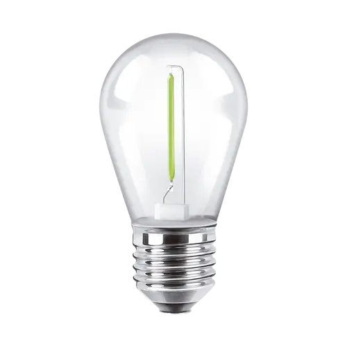 BULBO S14 FILAMENTO MACROLED 1W E27 - VERDE