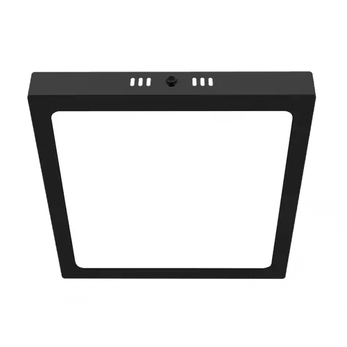 PANEL PLAFON  NEGRO MACROLED 18W AC85-265V CALIDO 3000K CUADRADO