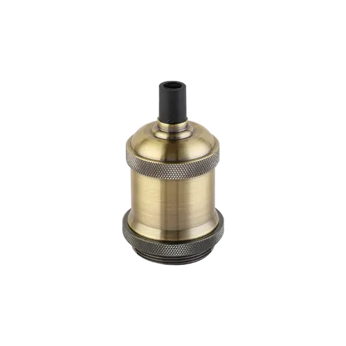 Porta Lampara Aluminio E27 Jersey Bronce