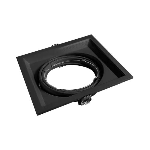[AECAR-X1-MN] CARDANICO AR111 MACROLED DE EMBUTIR X1 MARCO NEGRO