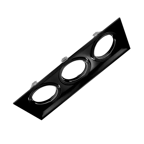 CARDANICO AR111 MACROLED DE EMBUTIR X3 MARCO NEGRO