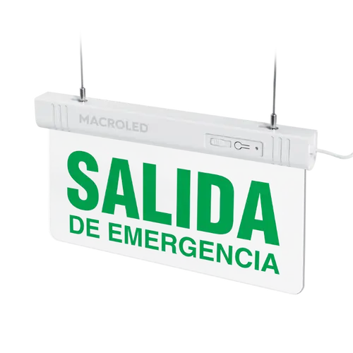 CARTEL DE SALIDA DE EMERGENCIA LUMINOSO (SALIDA EMERGENCIA)