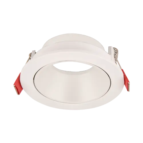 ART EMBUTIR ANTIDESLUMBRANTE DICRO X1 MOVIL PVC BLANCO-BLANCO