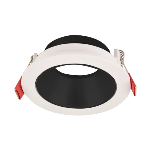 ART EMBUTIR ANTIDESLUMBRANTE DICRO X1 MOVIL PVC BLANCO-NEGRO
