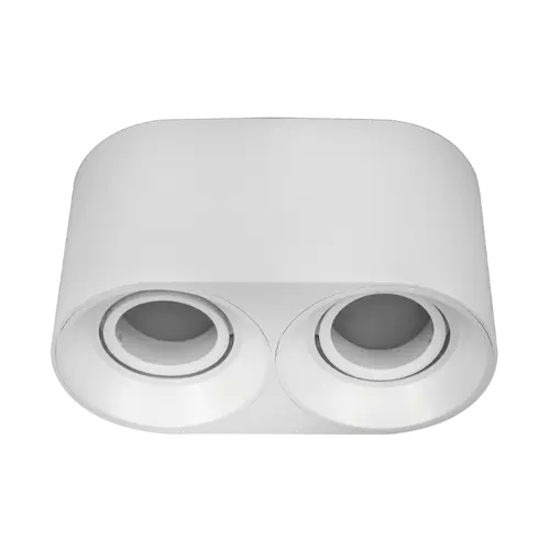 [APRDR-X2-B-PC] ART PLAFON DICRO X2 MOVIL PC BLANCO RANURADO REDONDO