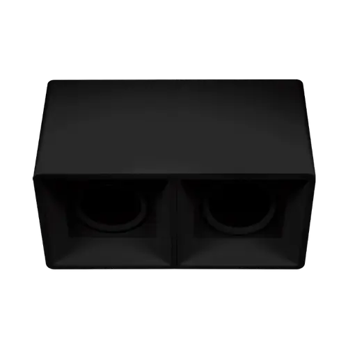 [APCDR-X2-N-PC] ART PLAFON DICRO X2 MOVIL PC NEGRO RANURADO CUADRADO