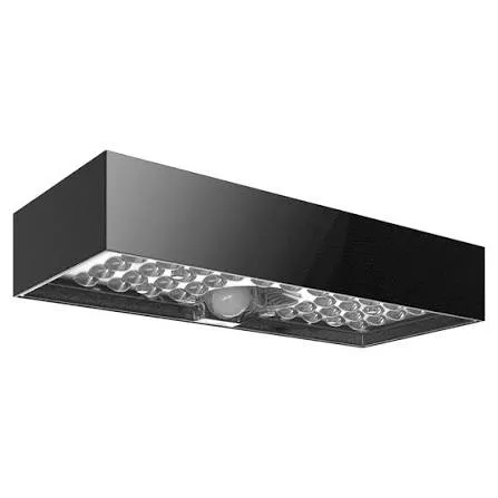 [SSLL-6W-N-WW] ART EXTERIOR SOLAR DE PARED NEGRO CON SENSOR DE MOVIMIENTO 6W 3000K