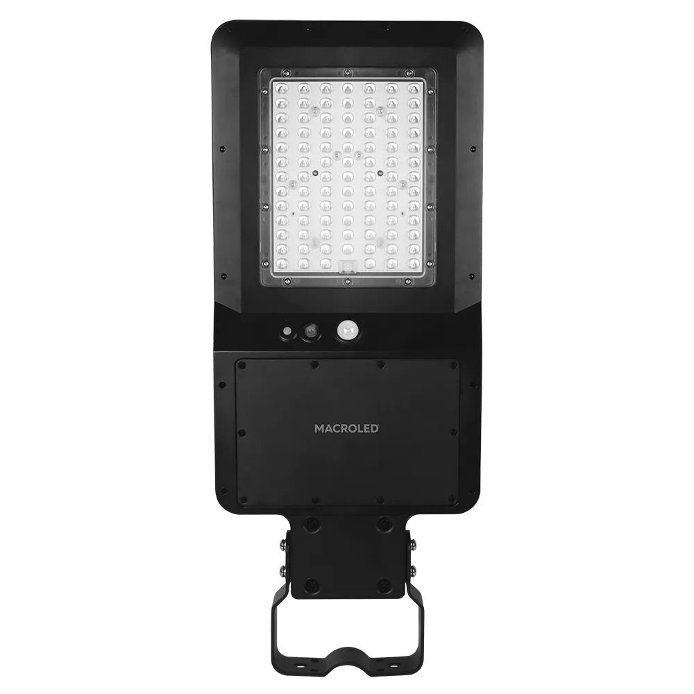 [SSSL-40W-CW] LUZ DE CALLE SOLAR CON SENSOR DE MOVIMIENTO 40W 6000K - 4800lm