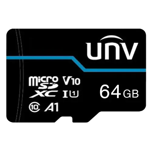 ALMACENAMIENTO MICRO SD CAPACIDAD 64B. CLASE C10/U1/V10/A1
