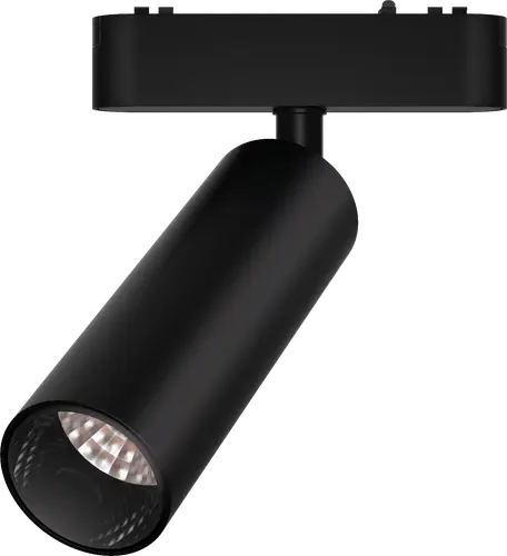 CABEZAL MOVIL ANTIDESLUMBRAMIENTO NEGRO PARA RIEL MAGNETICO SKYLINE ø45MM MACROLED. DC48V. 15W. 2700K. 24°. RA>90