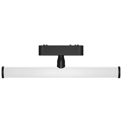 [RMS-ATD302-N-6W-WW] APLIQUE TUBO DIFUSO NEGRO PARA RIEL MAGNETICO SKYLINE 302MM MACROLED. DC48V. 6W. 2700K. 120°. RA>90