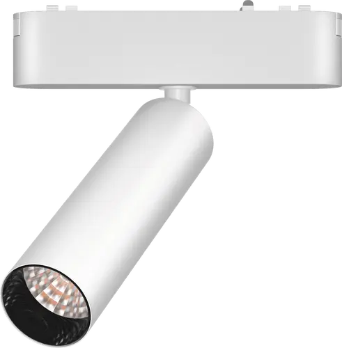 CABEZAL MOVIL ANTIDESLUMBRAMIENTO BLANCO PARA RIEL MAGNETICO SKYLINE ø31MM MACROLED. DC48V. 7W. 2700K. 24°. RA>90