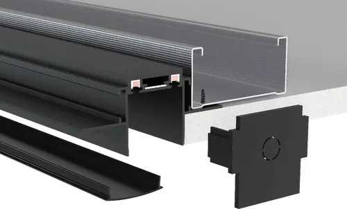 RIEL DE ALUMINIO EMBUTIR SKYLINE 3M. DC48V