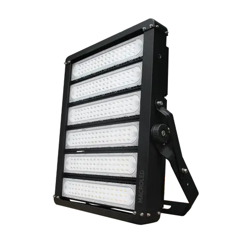 [FLSP-600-30G-CW] REFLECTOR LED TITAN 600W MACROLED. AC100-277V. 140LM/W. 5700K. FP >0.92. SMD 3030 SAMSUNG. 30 GRADOS. IP65. CRI >80. SPD 10KV. THD