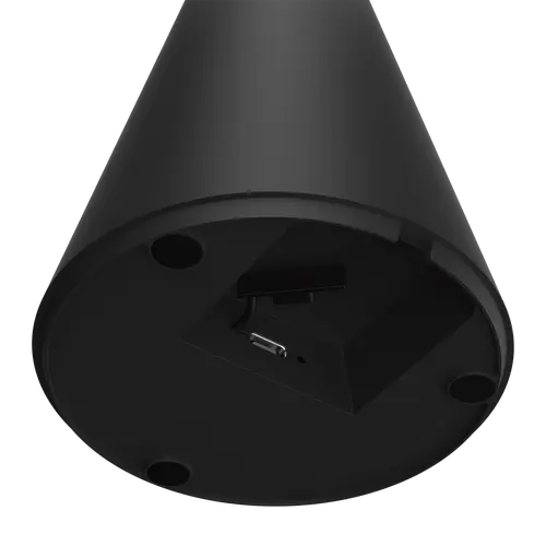 VELADOR A BATERIA SPACE DIMERIZABLE MACROLED. NEGRO. DC5V. 2700K. IP44. 160LM. INCLUYE CABLE USB-C