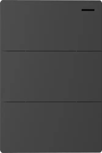 TECLA MILAN GRIS MACROLED. 3 CANAL. 2 VIAS. AC 250V. 10A MAX. BASTIDOR METALICO