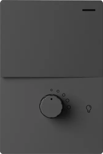 TECLA Y DIMMER LED MONACO GRIS MACROLED, 1 CANAL, AC 250V, 10A MAX. 1 DIMMER, BASTIDOR METALICO
