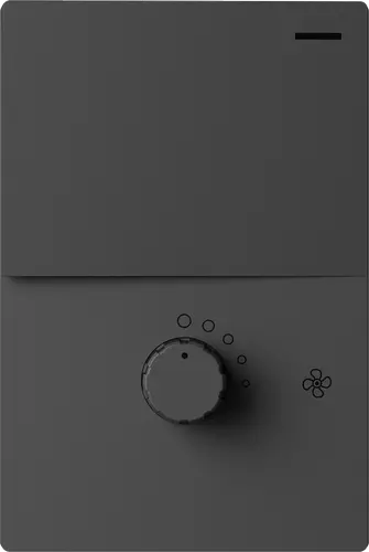 TECLA Y DIMMER PARA VENTILADOR MONACO GRIS MACROLED, 1 CANAL, AC 250V, 10A MAX. 1 DIMMER, BASTIDOR METALICO