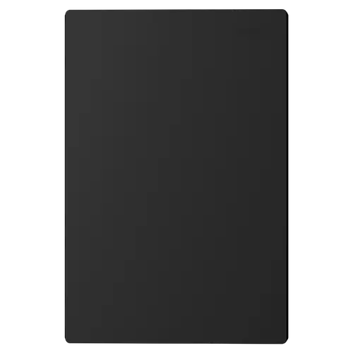 TAPA CIEGA RECTANGULAR MONACO NEGRO MACROLED, BASTIDOR METALICO
