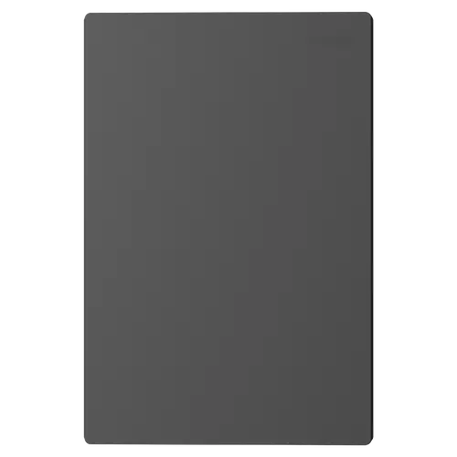 TAPA CIEGA RECTANGULAR MONACO GRIS MACROLED, BASTIDOR METALICO