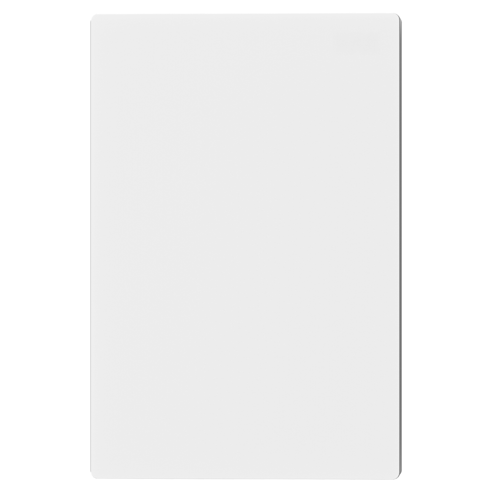 TAPA CIEGA RECTANGULAR MONACO BLANCO MACROLED, BASTIDOR METALICO
