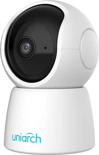 CAMARA IP UNIARCH TIPO PT WI-FI. INTERIOR. INTELIGENTE PARA HOGAR RESOLUCION 2MP LENTE FIJA DE 4 MM. MICROFONO Y ALTAVOZ. DETECCION DE CUERPO HUMANO. IR 10M. RJ45