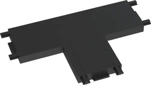 CONECTOR TIPO T PLANO PARA RIEL MAGNETICO SKYLINE NEGRO MACROLED DC48V