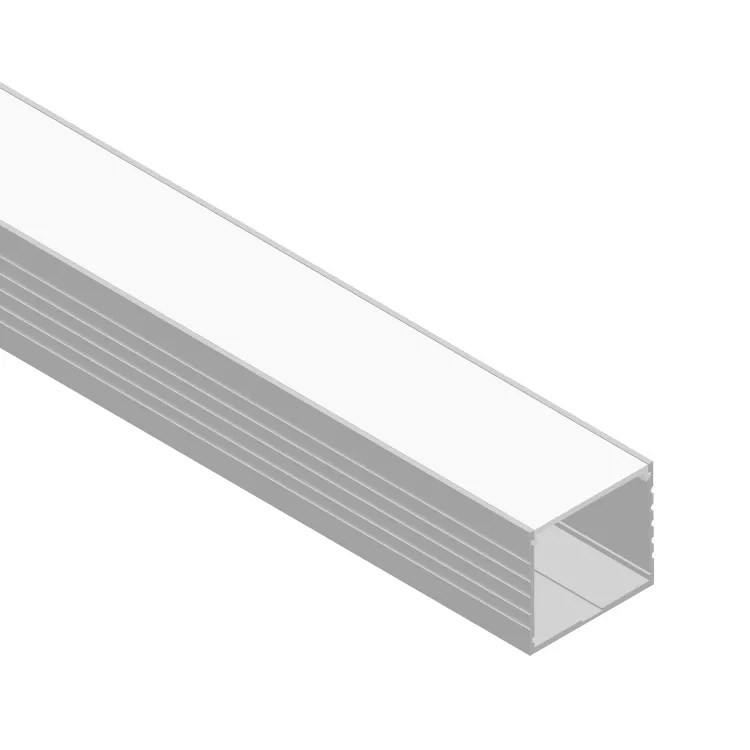 [per-20-2m] Perfil de Aluminio DOUBLE 35x35mm. Cover Opal. 2m