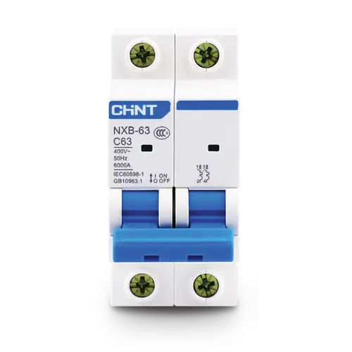 Int. Termomagnético CHINT NXB-63, In:20A, Icn:6kA, Curva C, 2-polos