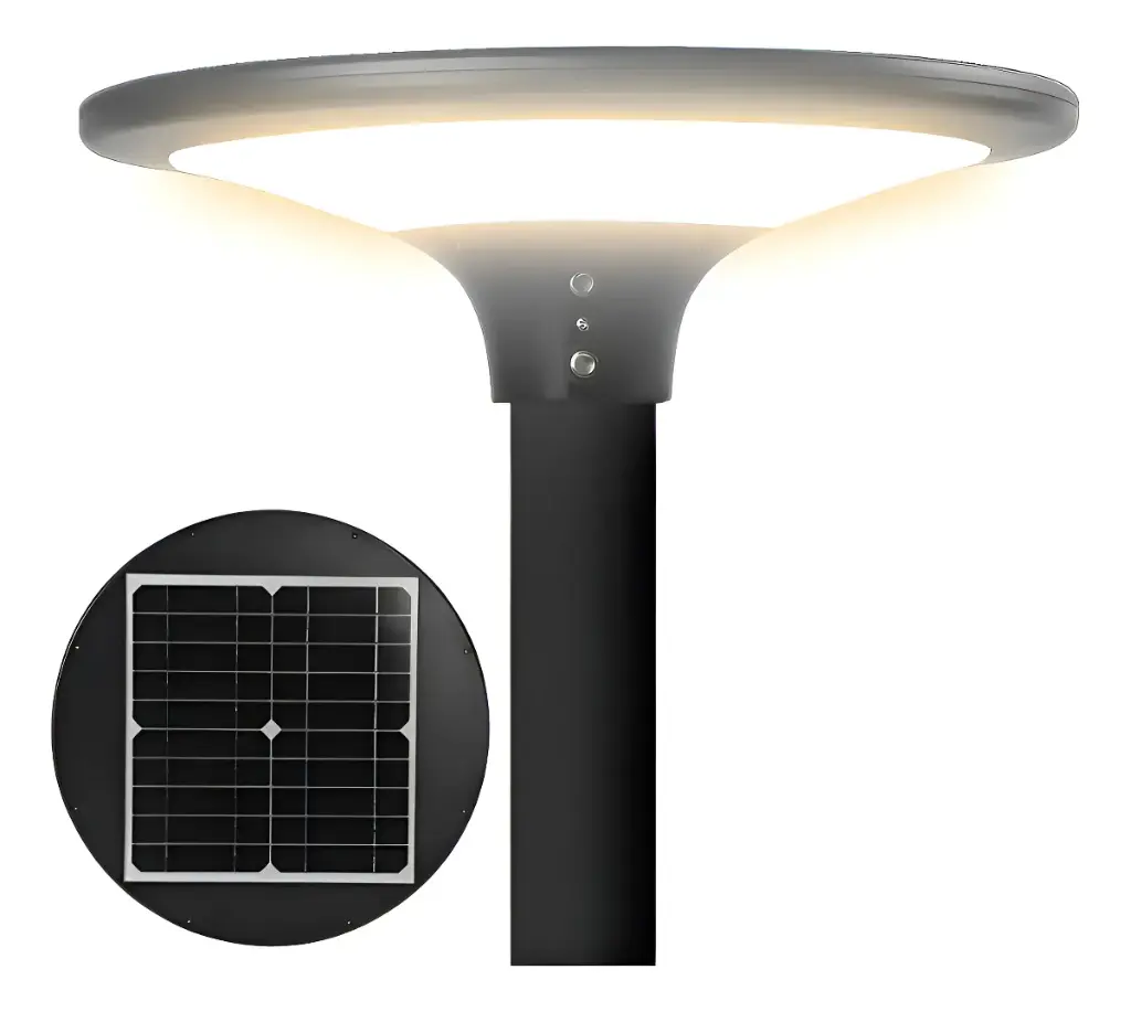 FAROLA LED SOLAR TIPO PLAZA - UFO 20W