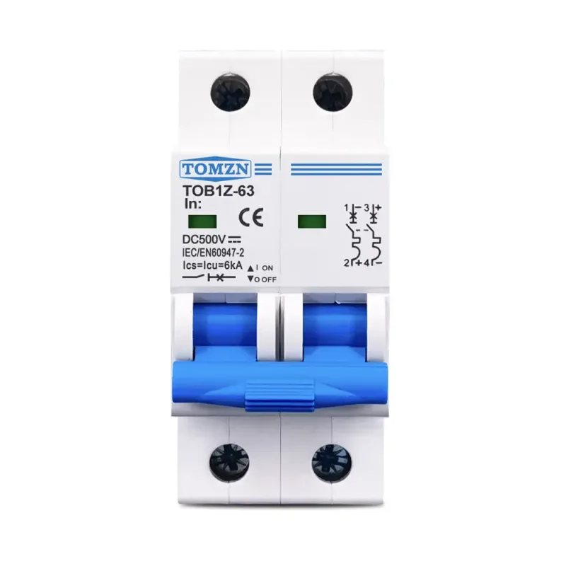 Interruptor Termomagnetico de Corriente Continua 500Vcc – 2P 16A