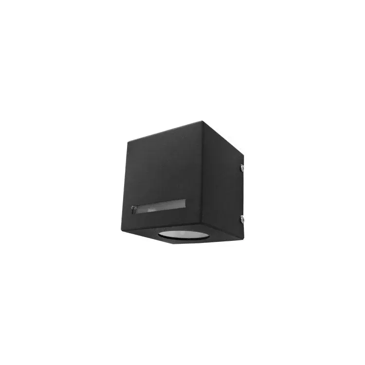 Aplique BOLONIA Exterior Unidireccional para Dicroica GU10. 95x95x102mm
