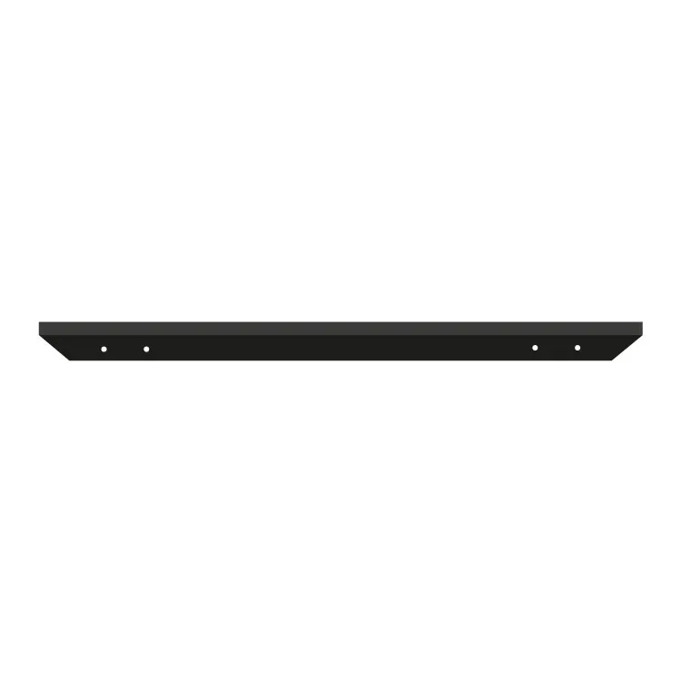 [base-804ne-d1] Base para Lámpara Colgante Negro con 4 Agujeros 80cm (Incluye tuerca prensacable)