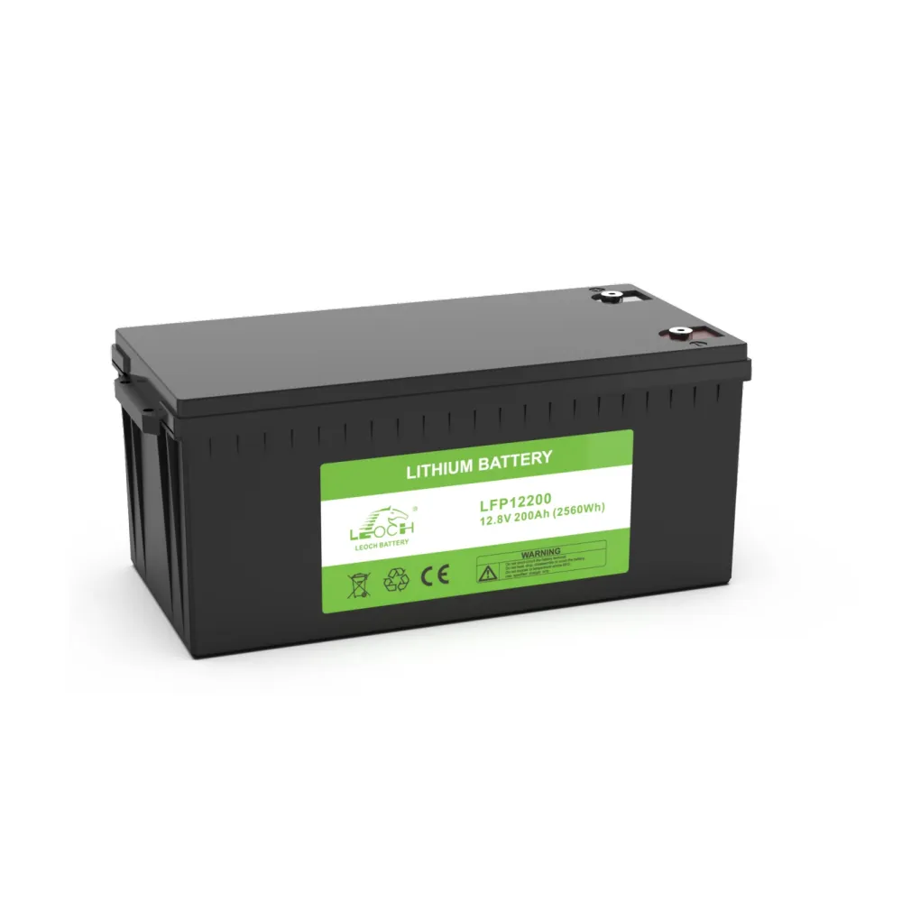 Batería Litio LiFePo4 Monobloque 12V 200Ah con BMS interno