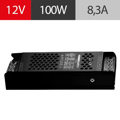 FUENTE LED SLIM POWERSWITCH, 12V, 100W, IP20